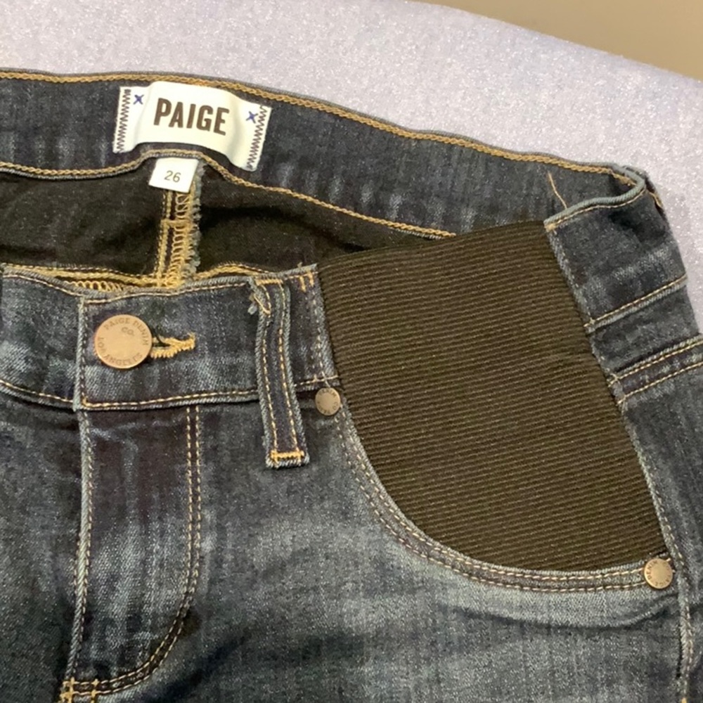 PAIGE skinny maternity jeans